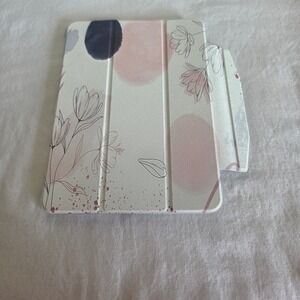 SaharaCase Folio Case iPad Pro 11 Floral Abstract Watercolor Clear Back Slim